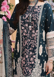 KAHF Premium Embroidered Luxury Lawn Unstitched 3Pc Suit KLC-01A