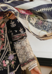 KAHF Premium Embroidered Luxury Lawn Unstitched 3Pc Suit KLC-07B