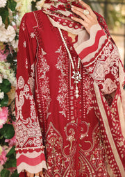 KAHF Premium Embroidered Luxury Lawn Unstitched 3Pc Suit KLC-09A