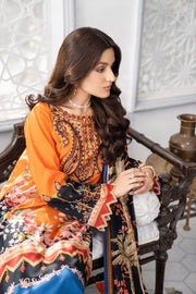 Noorangi Shaad Digital Printed Lawn Unstitched 3Pc Suit - Shafaq
