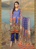 Shazmeen Printed Lawn Collection 3PC lawn Print Suit D-13
