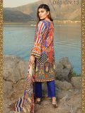 Shazmeen Printed Lawn Collection 3PC lawn Print Suit D-13 - FaisalFabrics.pk