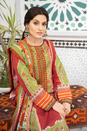 Noorangi Shaad Digital Printed Lawn Unstitched 3Pc Suit - Sundhuri