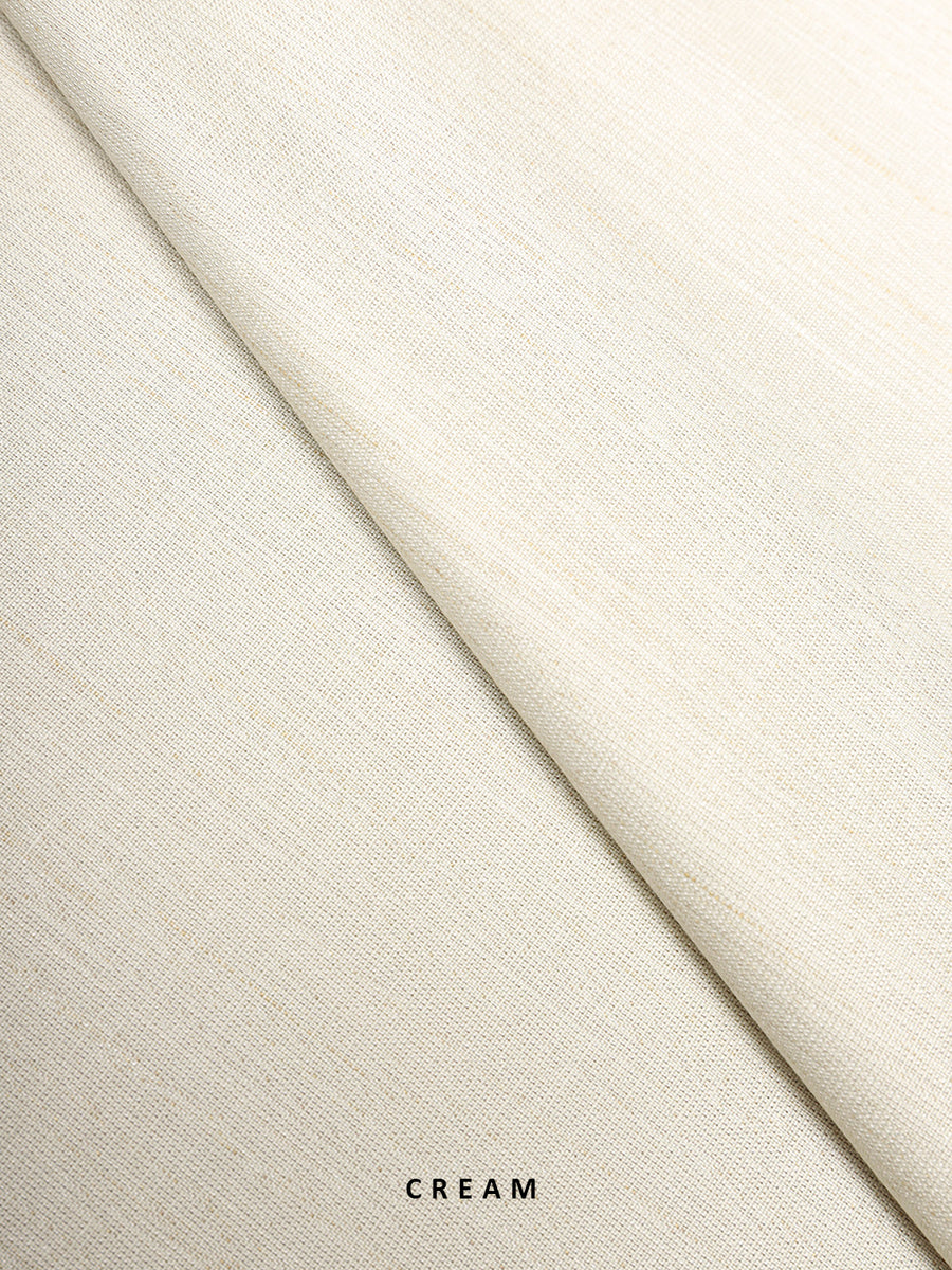 Safeer by edenrobe Men’s Blended Fabric For Summer EMUB21-Virtue Cream - FaisalFabrics.pk